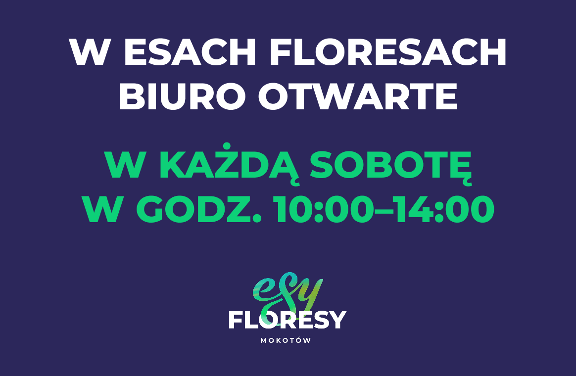 Biuro sprzedaży Esów Floresów otwarte w soboty!