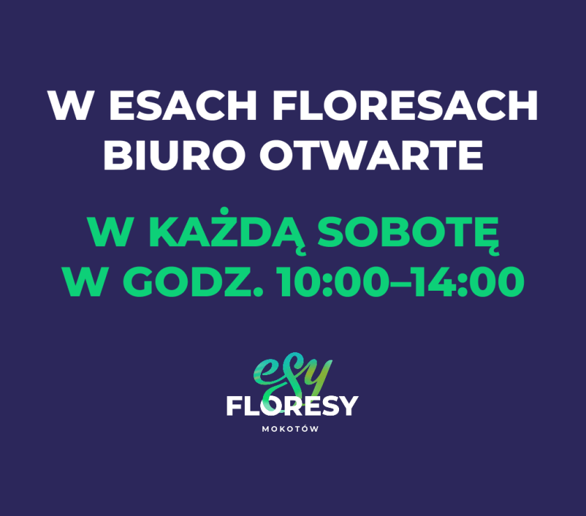Biuro sprzedaży Esów Floresów otwarte w soboty!